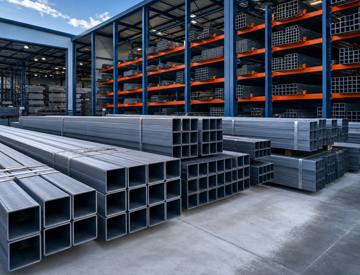 Amplio surtido de acero y materiales para construcción